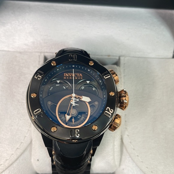 Invicta Reserve Kraken Men's 54mm Swiss Quartz Chronograph Watch - Picture 2 of 8